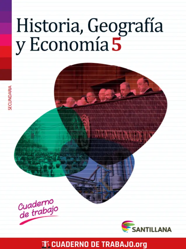 Libro de Historia Geografía y Economía 5 de secundaria texto escolar